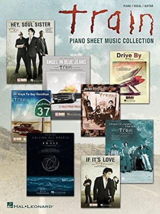 Train Piano Sheet Music Collection Pvg Songbook Bk