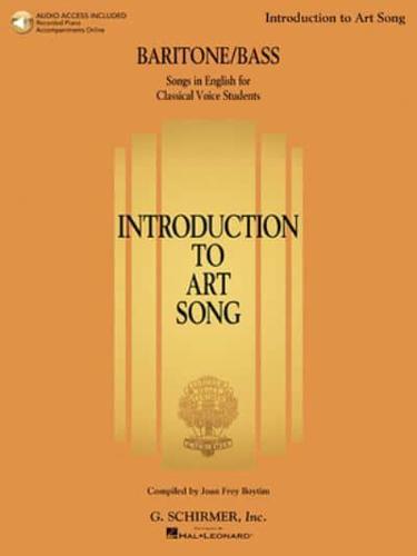 Introduction to Art Song for Baritone/Bass