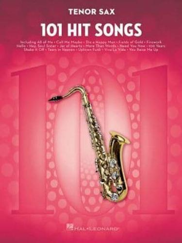 101 Hit Songs Tenor Saxophone Book