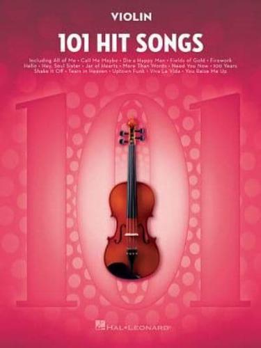 101 Hit Songs Violin Book