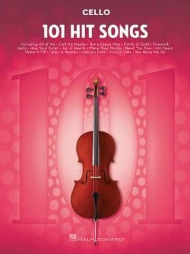101 Hit Songs Cello Book