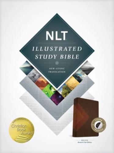 Illustrated Study Bible NLT, TuTone (LeatherLike, Brown/Tan, Indexed)