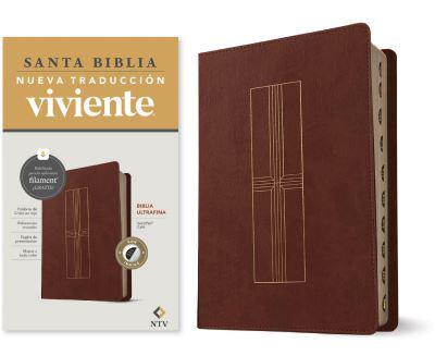 Biblia Ultrafina NTV, Con Filament (SentiPiel, Café, Índice, Letra Roja)