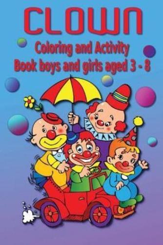 Clown Coloring and Activity Book