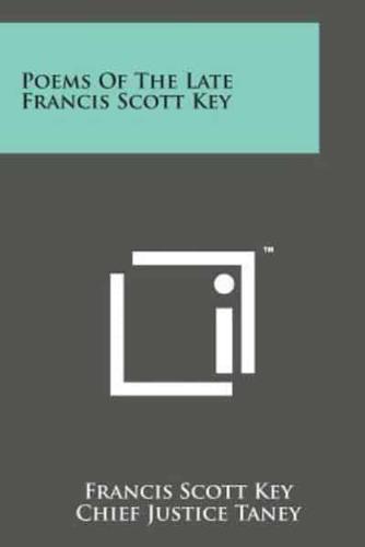 Poems of the Late Francis Scott Key