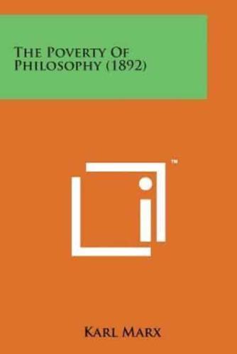 The Poverty of Philosophy (1892)