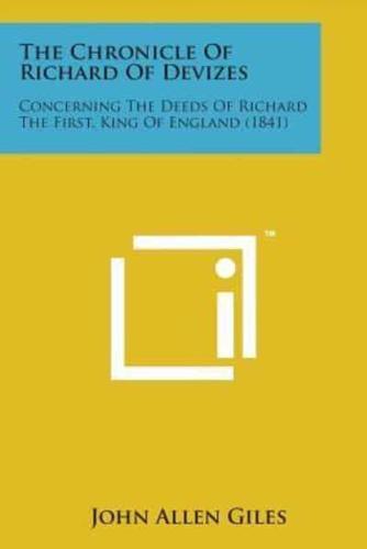 The Chronicle of Richard of Devizes