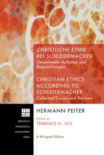 Christliche Ethik bei Schleiermacher - Christian Ethics according to Schleiermacher
