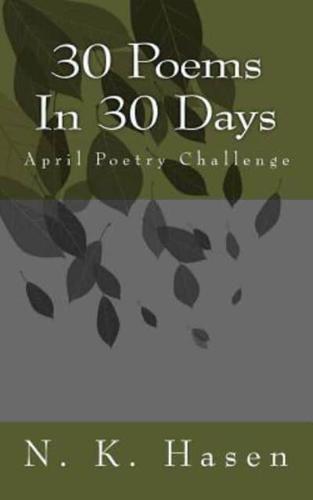 30 Poems In 30 Days