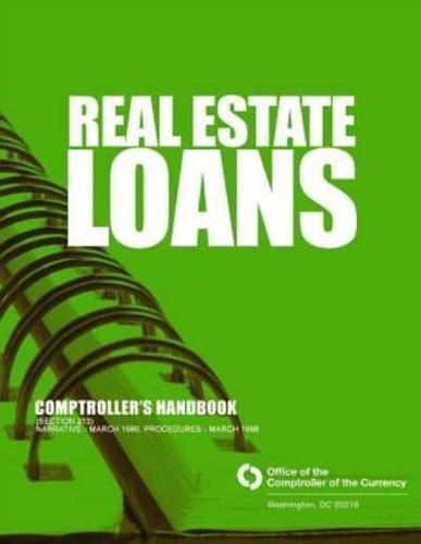 Real Estate Loans Comptroller's Handbook Section 213
