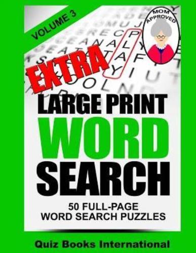 Extra Large Print Word Search Volume 3