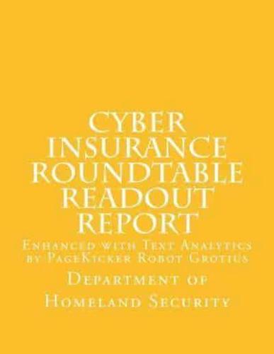 Cyber Insurance Roundtable Readout Report