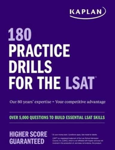 180 Practice Drills for the LSAT