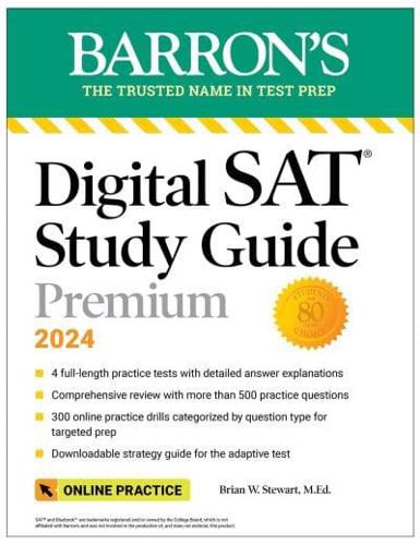 Digital SAT Study Guide Premium, 2024