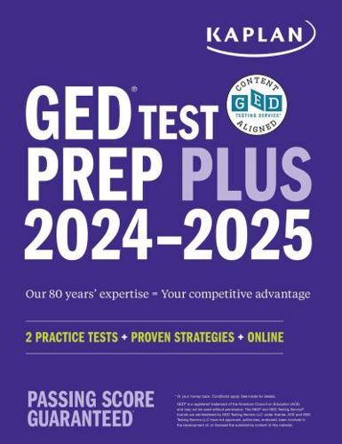 GED Test Prep Plus 2024-2025