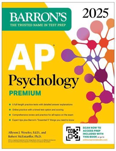 AP Psychology Premium, 2025: Prep Book With Practice Tests + Comprehensive Review + Online Practice