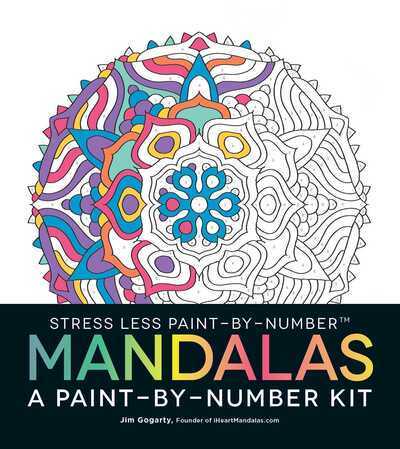 Stress Less Paint-By-Number Mandalas