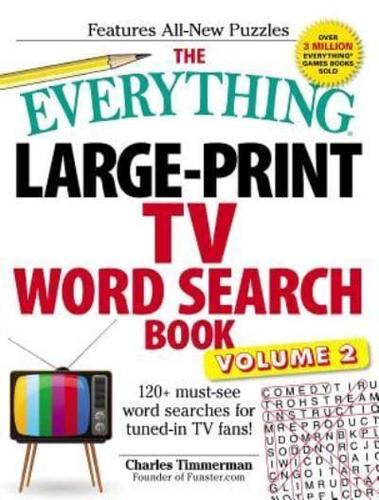 The Everything Large-Print TV Word Search Book, Volume 2, 2