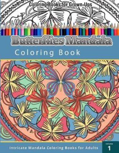 Butterflies Mandala Coloring Book