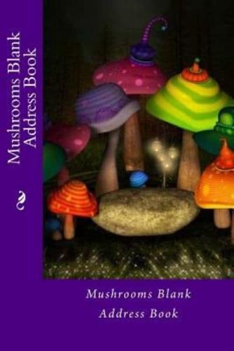 Mushrooms Blank Address Book