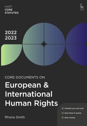 Core Documents on European and International Human Rights, 2022-23