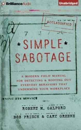 Simple Sabotage