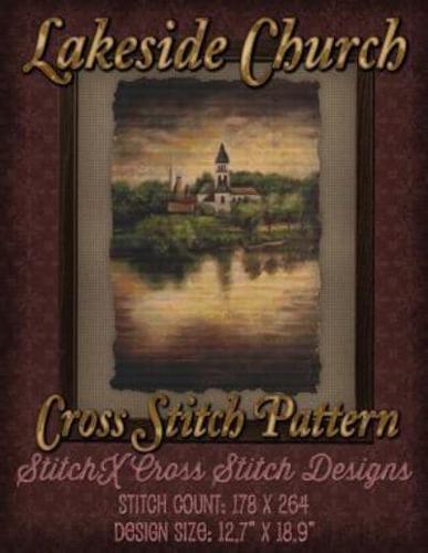 Lakeside Church Cross Stitch Pattern