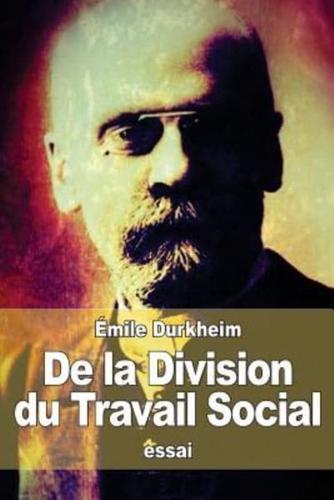 De La Division Du Travail Social