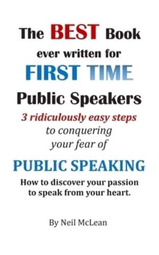 The Best Book Ever Written for First Time Public Speakers