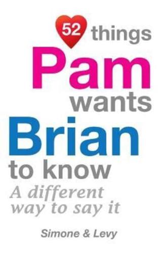 52 Things Pam Wants Brian To Know