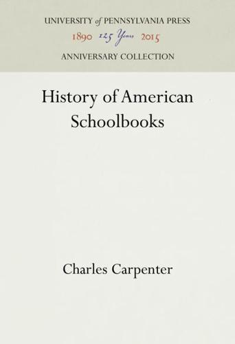 History of American Schoolbooks