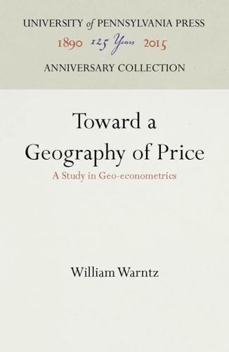 Toward a Geography of Price