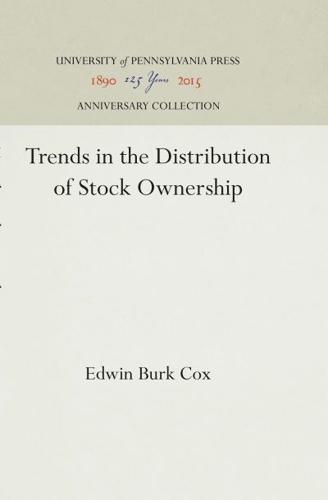 Trends in the Distribution of Stock Ownership