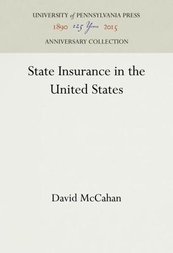 State Insurance in the United States