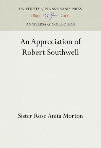 An Appreciation of Robert Southwell