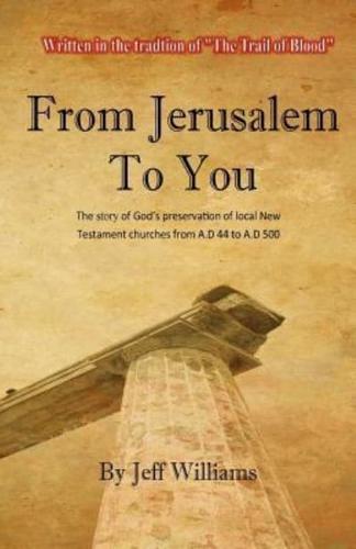 From Jerusalem To You