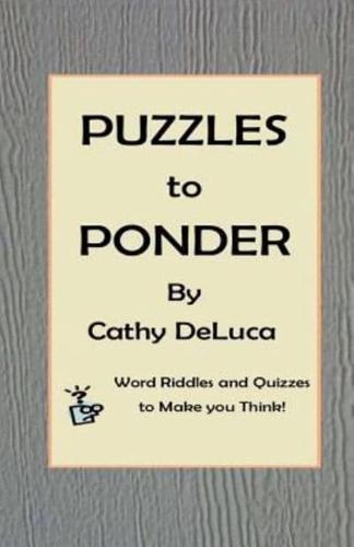Puzzles to Ponder