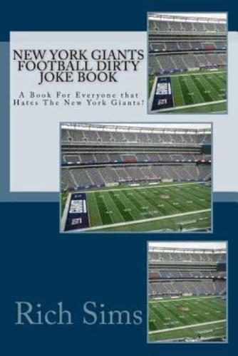 New York Giants Football Dirty Joke Book