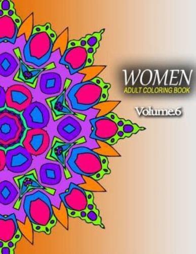 WOMEN ADULT COLORING BOOKS - Vol.6