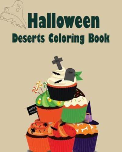 Desserts Halloween Coloring Book