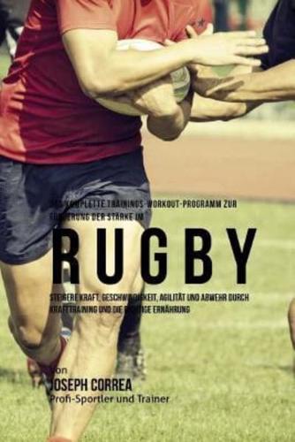 Das Komplette Trainings-Workout-Programm Zur Forderung Der Starke Im Rugby