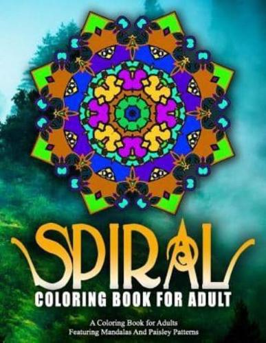 SPIRAL COLORING BOOKS FOR ADULTS - Vol.19