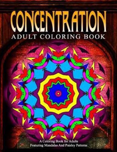 CONCENTRATION ADULT COLORING BOOKS - Vol.17