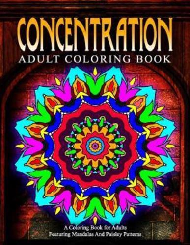 CONCENTRATION ADULT COLORING BOOKS - Vol.18
