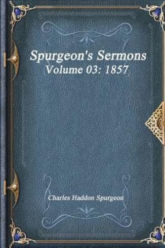Spurgeon's Sermons Volume 03
