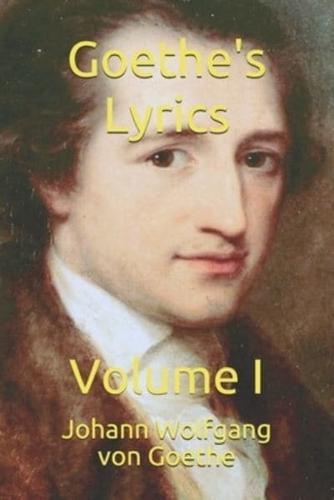 Goethe's Lyrics