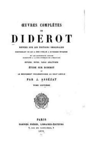 Oeuvres Complètes De Diderot - Tome VII