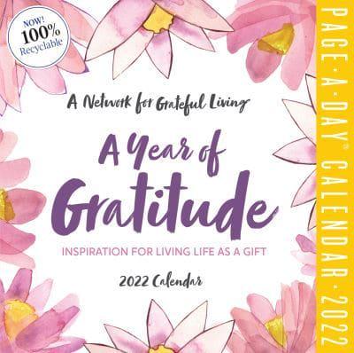 A Year of Gratitude Page-A-Day Calendar 2022