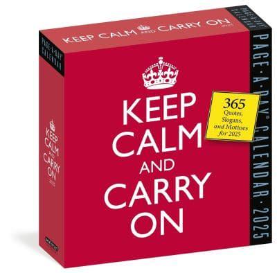 Keep Calm and Carry On Page-A-Day¬ Calendar 2025