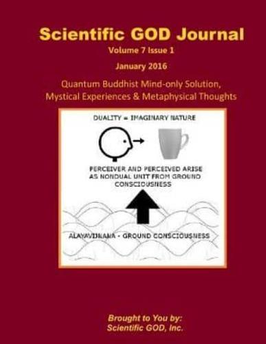 Scientific God Journal Volume 7 Issue 1